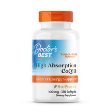 多特倍斯 Doctor's BEST 高吸收辅酶Q10软胶囊 100mg 120粒券后104.5元