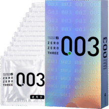 冈本 003避孕套安全套白金贴合超薄 12只39元