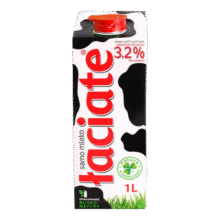 Laciate 全脂纯牛奶 利乐包 纯牛奶 3.2g蛋白质 1L 12瓶82元