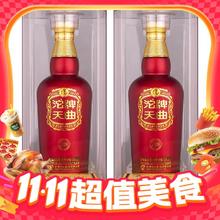 沱牌 2009天曲 52度 浓香型白酒 500ml*2瓶装