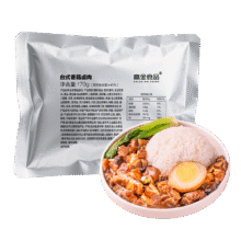 需首购：【自营】高金食品台式香菇卤肉170g外卖食材一人食快餐加热即食料理包香菇酱3.9元