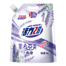 活力28薰衣芬芳洗衣液 2kg4.9元包邮