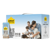 认养一头牛 全脂 200ml 儿童纯牛奶 3.3g蛋白质 10盒19.9元（需换购，包邮）