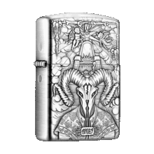 ZIPPO打火机之宝防风煤油 星座秘典-白羊座 生日礼物男士送男友 单机415.2元 (券后省0.8)