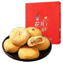 PLUS会员：美玏 陕北五仁月饼 2斤礼盒装＊2件27.04元包邮（合13.52元/件）