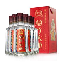 剑南春 绵竹大曲 老号红盒 52%vol 浓香型白酒 500ml*6瓶