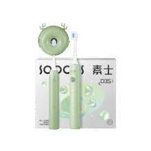素士 SOOCAS 声波电动牙刷成人 亮白去渍杀菌猫爪刷礼盒 免打孔情侣款D3S绿色 送女友生日礼物263.1元 (券后省0.88)