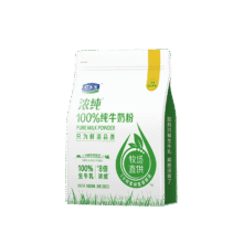 君乐宝 浓纯100%纯牛奶粉 300g*2袋29元包邮（14.5元/袋）