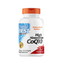 88VIP:多特倍斯 Doctor's BEST 高吸收辅酶Q10软胶囊 200mg*250粒172.19元+31.39元淘金币（需领券）