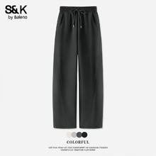 Baleno 班尼路 S&K系列 直筒裤 宽松显瘦阔腿垂感 微喇长裤子39.9元（需买2件，需用券）