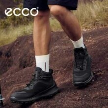 Ecco 爱步 ULT-trn 奥途系列 男士高帮防水户外透气跑步鞋824294新低634.15元包邮