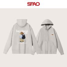 SPAO 男2025秋季袋鼠兜宽松外套 多款可选89元