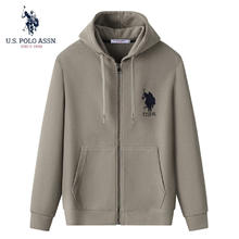 U.S. POLO ASSN. 美国马球协会 保罗卫衣男秋冬开衫连帽外套款保暖长袖T恤上衣 多款可选99元