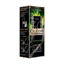 欧莱雅轻松染发膏 男女遮盖白发变黑染发剂3.0自然黑色200g【热门商品】109元 (券后省20,月销1000+)