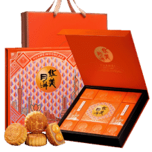 华美 月饼礼盒中秋月饼大礼包双黄纯白莲蓉团购送礼港香禧月920g39元（需领券，合19.5元/件）
