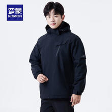 ROMON 罗蒙 情 男女同款户外三合一冲锋衣 7J586158A 黑色