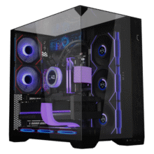LIANLI联力包豪斯O11 Vision Compact 海景房台式电脑机箱 黑色 三面玻璃/中塔机箱/ATX549元 (送赠品,券后省50)