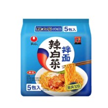 88VIP:农心经典辣白菜口味泡面5连包10.9元（5.74元凑单后）+2.05元淘金币+2元返卡