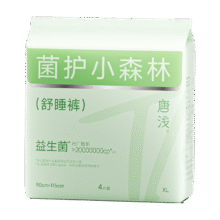 十月结晶 唐浅安睡裤卫生巾姨妈经期女拉拉安全裤舒睡裤M-L码 4片/包2.9元（返2元超市卡）