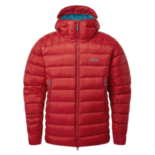 Rab 【断货王】男款800篷欧洲鹅绒羽绒服连帽保暖透气523g QDN-85 碳黑色  M1813元 (券后省245)