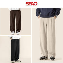 SPAO 经典灯芯绒 厚实垂感直筒裤