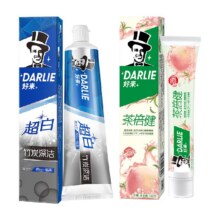 DARLIE好来超白竹炭套装牙膏300g12.1元（需领券）