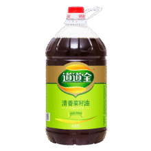 道道全菜籽油 食用油 清香菜籽油 物理压榨非转基因 5L*1桶*2件98.2元（合49.1元/件）