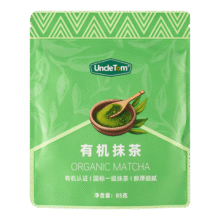 UNCLE TOM 有机抹茶粉85g 绿茶粉 无添加浓茶烘焙拿铁 健康冲饮 烘焙原料58.5元 (券后省0.9)