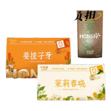 HONlife茉莉雪芽轻乳茶红糖姜奶茶养生奶茶粉姨妈期便携速溶固体冷热冲泡 茉莉春晓轻乳茶140g（20g*7袋）49.9元 (满50减20,券后省10)