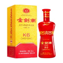 88vip：剑南春K6浓香型52度白酒500ml127.76元+8元淘金币