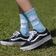 VANS 万斯 升级款ComfyCush Old Skool 男女经典黑白超轻款低帮板鞋