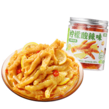 王小卤 柠檬酸辣味/蒜香酸辣味去骨鸡爪无骨凤爪 500g￥17.90