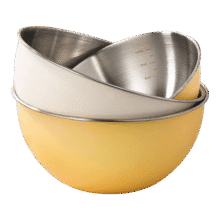 不锈钢沙拉碗水果碗 乳白色 【两个装】21cm7.99元（需领券 合4.0元/个）