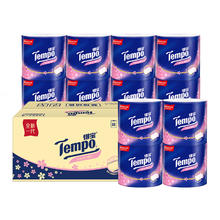 Tempo 得宝 有芯卷纸 樱花味4层160g*16卷39.46元（需买2件，需用券）