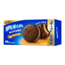 OREO 奥利奥 夹心云朵蛋糕浓香花生酱味6枚132g5.71元
