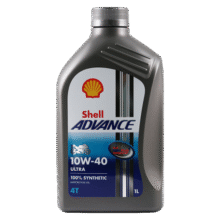壳牌(Shell) 全合成机油  10W-40 1L 爱德王子四冲程摩托车机油59元