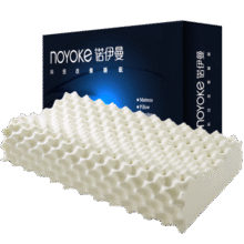 诺伊曼（noyoke）枕头乳胶深度睡觉眠橡胶成人枕头泰国进口护枕颈整头颈椎枕专用 大颗粒58*36*12-10cm 一对289元 (券后省10)