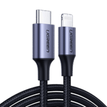 绿联【MFi认证不弹窗】适用苹果充电线Type-C数据线PD30/20W快充to Lightning iPhone14/13手机1米59.9元