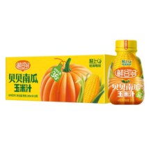 轻上 贝贝南瓜鲜榨玉米汁245ml*10瓶19.9元