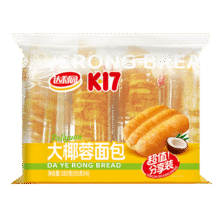 需试用：达利园大椰蓉面包380g/包6.95元