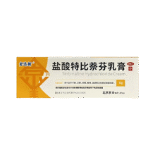 盐酸特比萘芬乳膏5g/盒 体癣股癣手足藓药脚气止痒脱皮烂脚丫真菌感染止痒脚气药乳膏去脚臭角化型干裂 1支装0.99元（需领券）