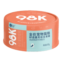 好适嘉猫罐头85g 98k主食罐全价猫粮猫咪低脂湿粮罐头 高肉量0内脏 鸡肉鸭肉牛肉 1罐共85g6.9元 (券后省15)