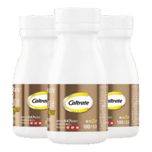 Caltrate 钙尔奇 金钙尔奇添佳钙片 100*3瓶*2件(赠维生素K28粒*2瓶)234.81元（合39.1元/瓶，返20京东卡)，再赠2瓶维生素K胶囊