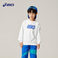 ASICS 亚瑟士 男女儿童中大童圆领印花休闲卫衣59元