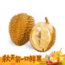 美团 鲜丰水果 金枕榴莲一只3斤超重需补差-14409-179元（原价129元）