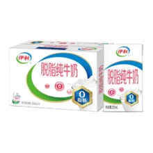 伊利 脱脂纯牛奶/纯牛奶250ml*16盒/箱27.97元