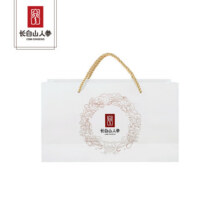 长白山人参活性冻干人参东北吉林特产人参泡酒料(非药材)营养营养品盒装人参 精品手提袋