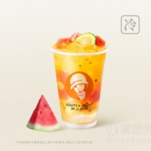 美团 沪上阿姨鲜果茶 好大一桶水果茶兑换券·2张两杯22.8元（合11.4元/杯） 可拆分核销