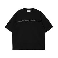 JACK&JONES 杰克琼斯 五折专区！纯棉简约百搭字母刺绣潮流宽松圆领短袖T恤22520121082元