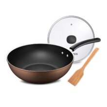 爱仕达家用炒菜少油烟不粘锅41.81元（需领券）